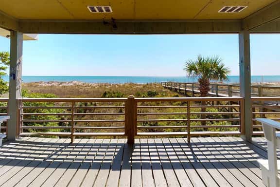 Sol Shine - Dog Friendly, Oceanfront House, Large Deck,Private Beach Access! - Image 1