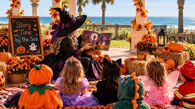 Halloween Story Time by the Sea